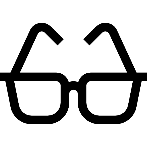 okulary Basic Straight Lineal ikona