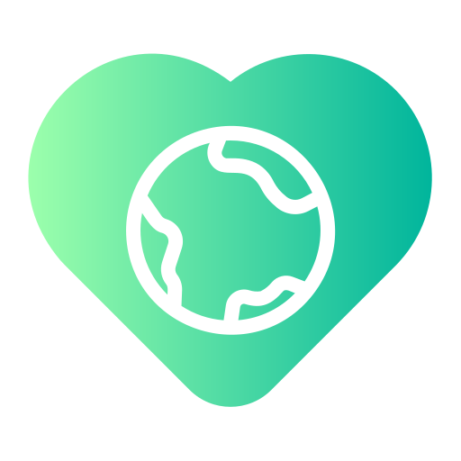 Earth globe Generic gradient outline icon