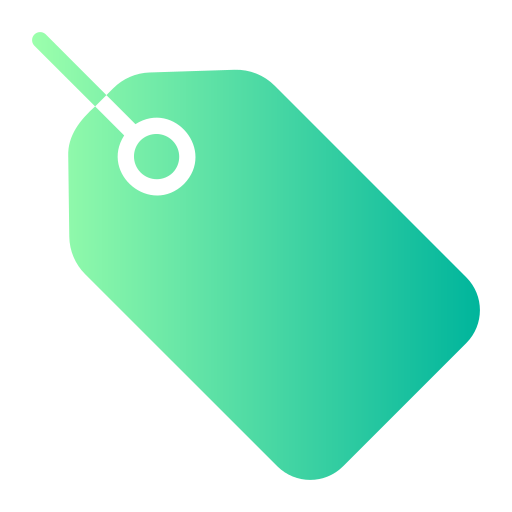Tag Generic gradient outline icon