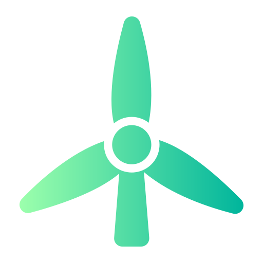 Ветряная турбина Generic gradient outline иконка