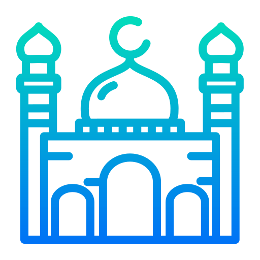 moskee Generic gradient outline icoon