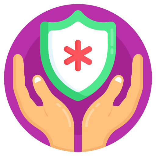 Medical shield Generic color fill icon