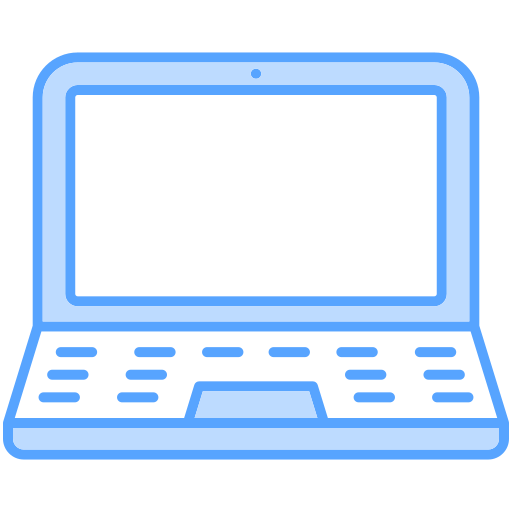 ordenador portátil Generic color lineal-color icono