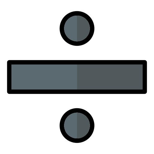 división Generic color lineal-color icono