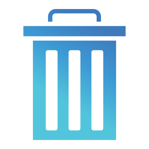 Garbage Generic gradient fill icon