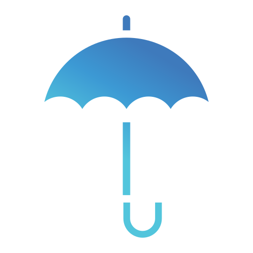 regenschirm Generic gradient fill icon