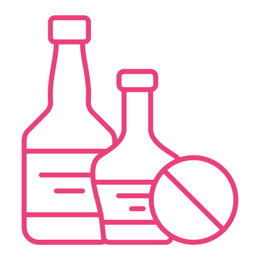No Alcohol Generic Simple Colors icon