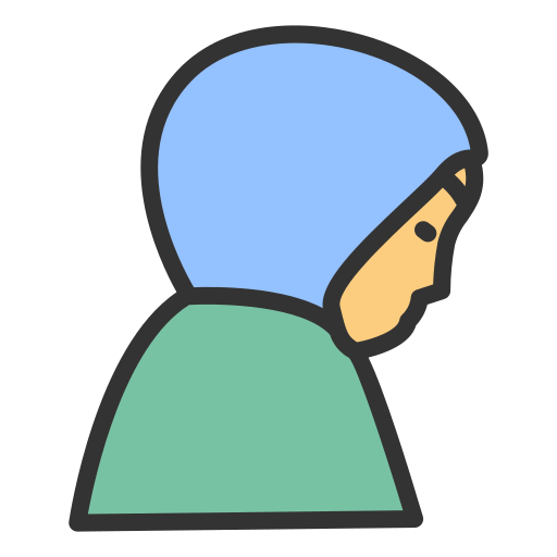 Muslimah Generic color outline icon
