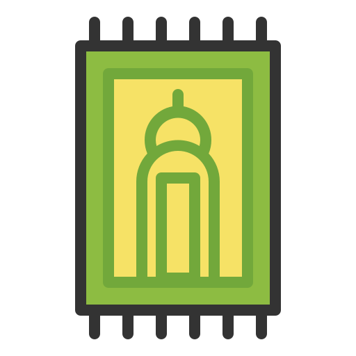 Prayer rug Generic color outline icon