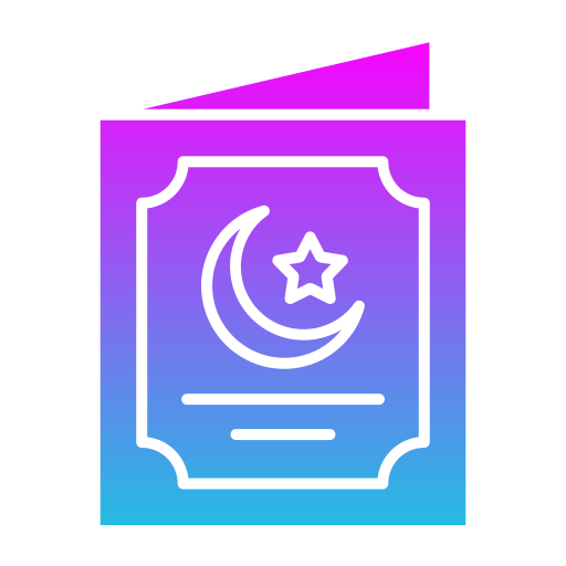 Greeting card Generic gradient outline icon