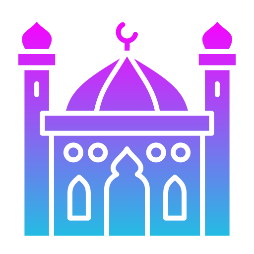 Mosque Generic gradient outline icon