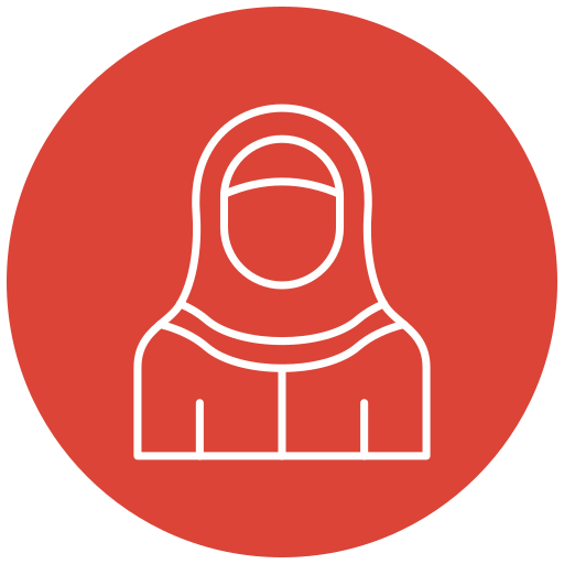 niqab Generic color fill icona