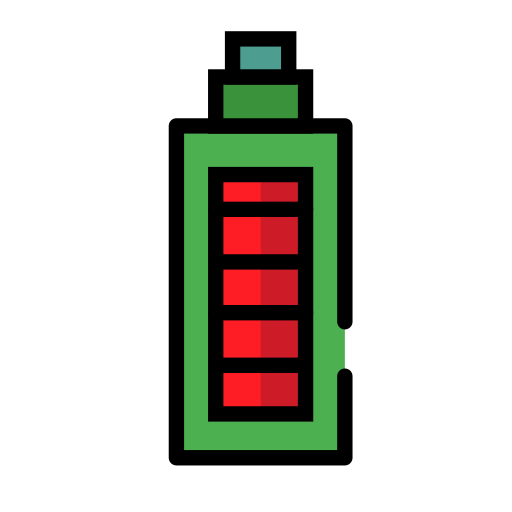 bateria Generic color outline ikona