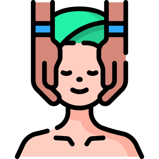 masaje facial Special Lineal color icono