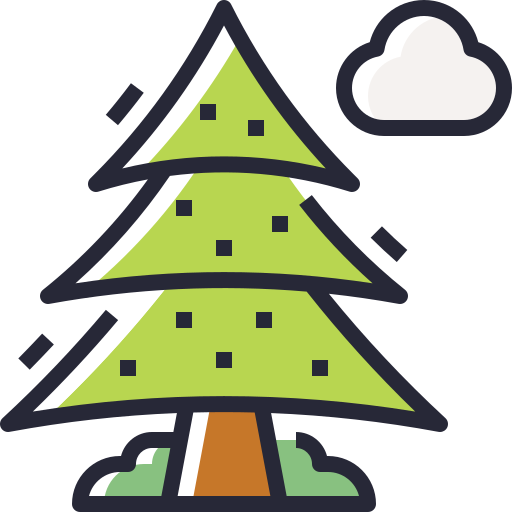 Pine Generic color lineal-color icon