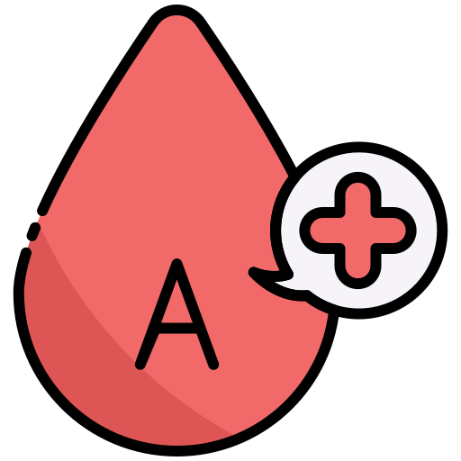 Группа крови а Generic color lineal-color иконка