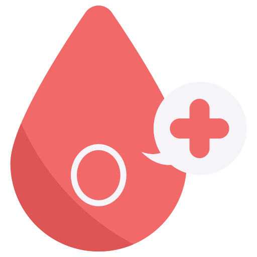 Группа крови Generic color fill иконка