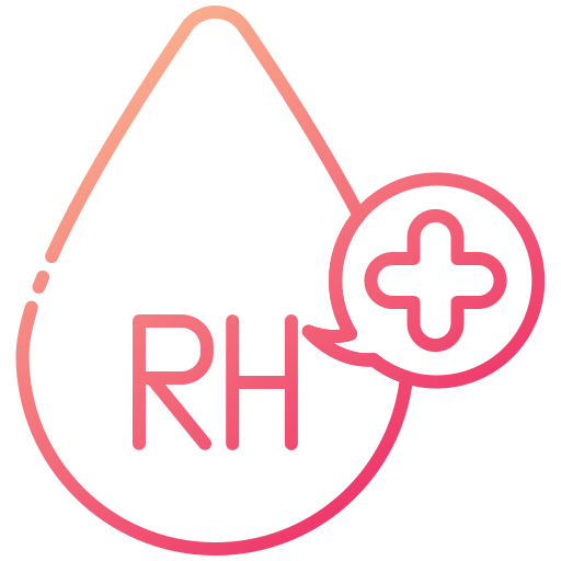 혈액 rh 양성 Generic gradient outline icon