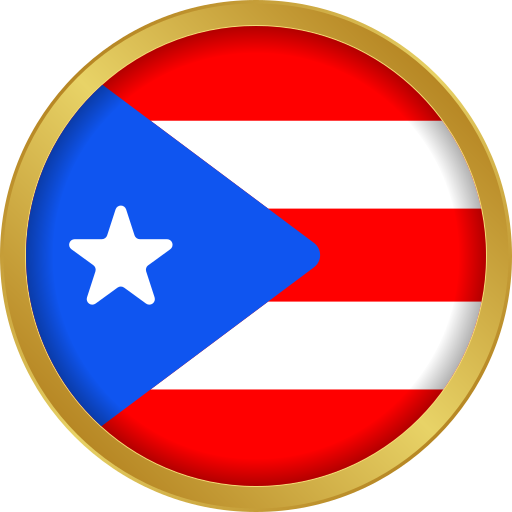 puerto rico Generic gradient fill icoon