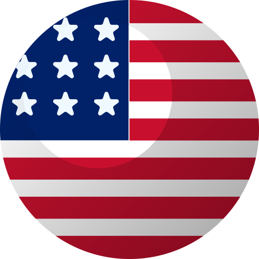 アメリカ Generic color fill icon