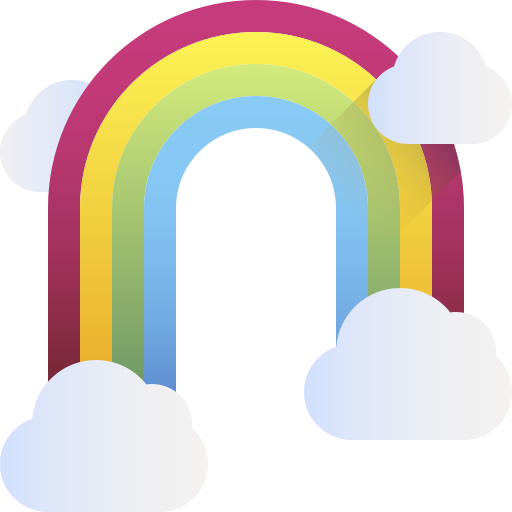 arco iris Generic gradient fill Ícone