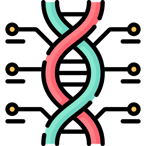 génétique Special Lineal color Icône