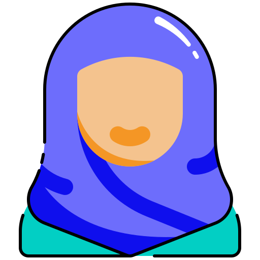 Muslimah Generic color lineal-color icono