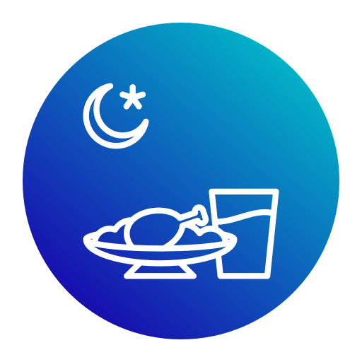 Fasting meal Generic gradient fill icon