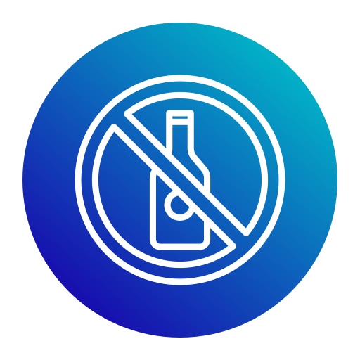 No drinking Generic gradient fill icon