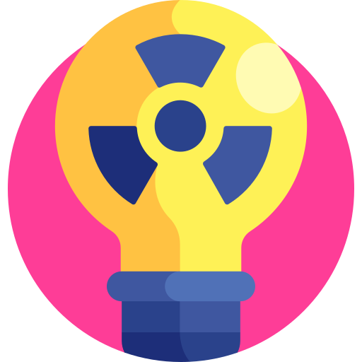Nuclear Energy Detailed Flat Circular Flat icon