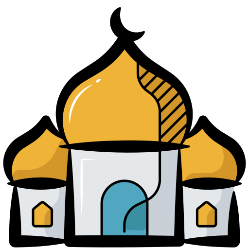 Mosque Generic color hand-drawn icon