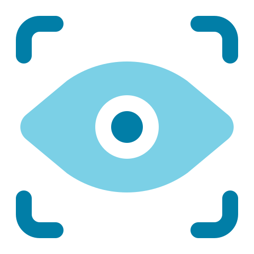 escaneo de ojos Generic color fill icono
