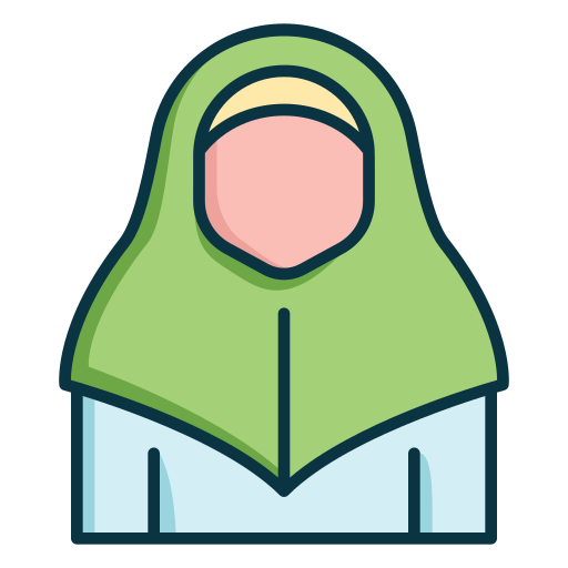 Moslem woman Generic color lineal-color icon
