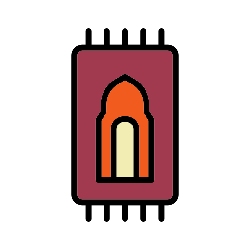 Коврик для молитв Generic color lineal-color иконка