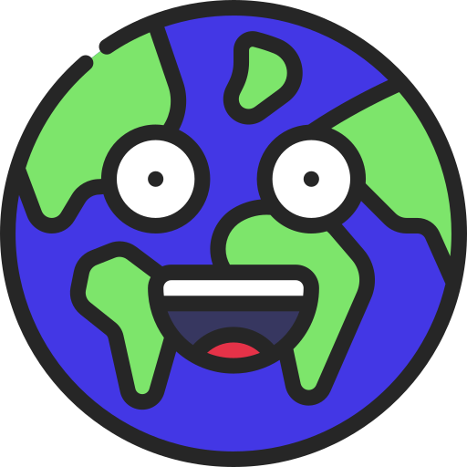 Earth day Juicy Fish Lineal color icon