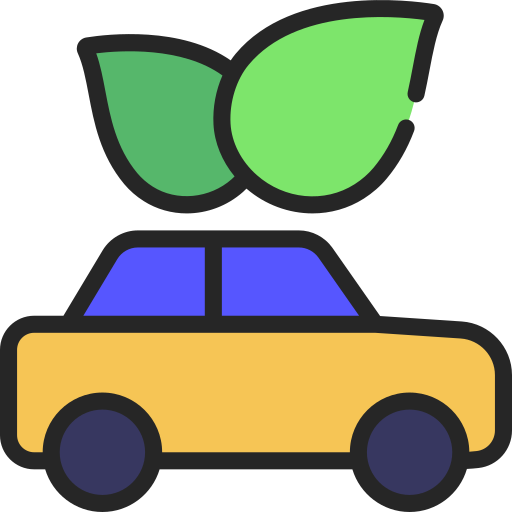 coche ecológico Juicy Fish Lineal color icono