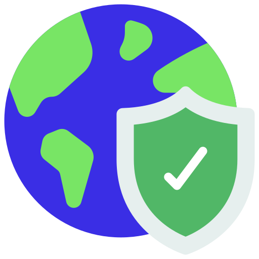 Protect the planet Juicy Fish Flat icon