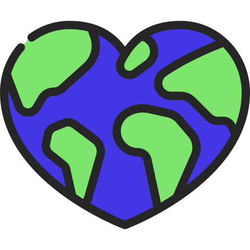 Heart Juicy Fish Lineal color icon