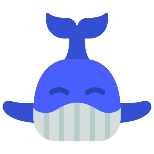baleine Juicy Fish Flat Icône
