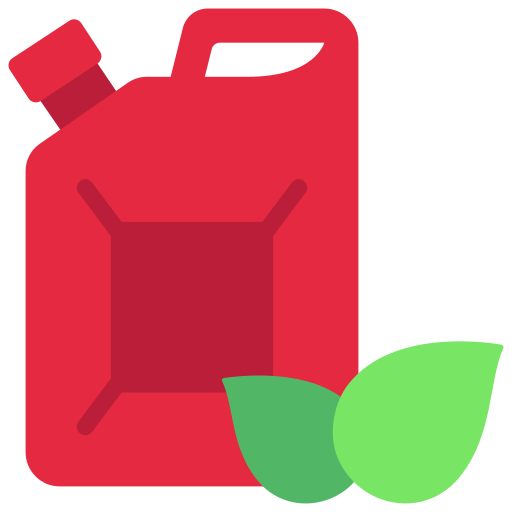 Eco fuel Juicy Fish Flat icon