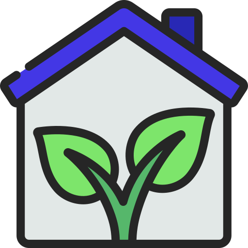 Green house Juicy Fish Lineal color icon