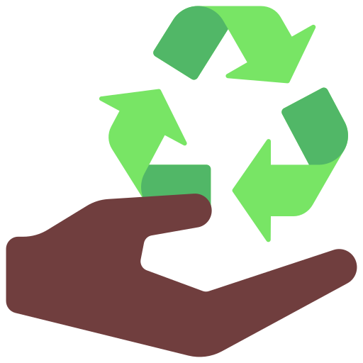 Recycling Juicy Fish Flat icon