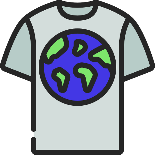 camiseta Juicy Fish Lineal color icono