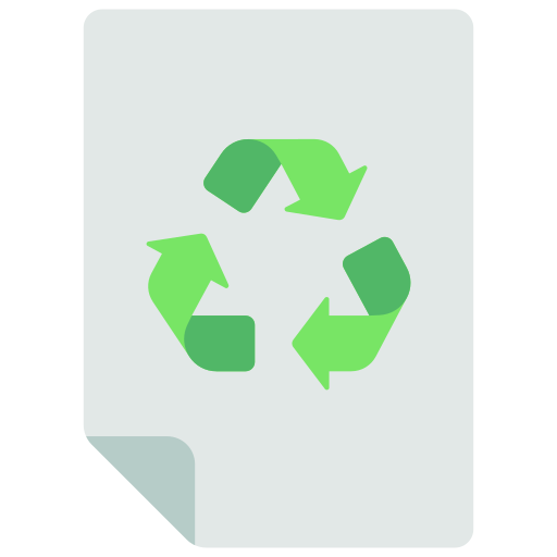 papel reciclado Juicy Fish Flat icono