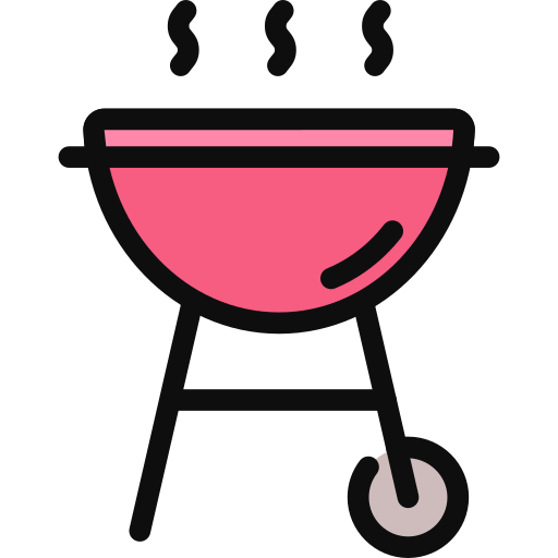griglia per barbecue Generic color lineal-color icona