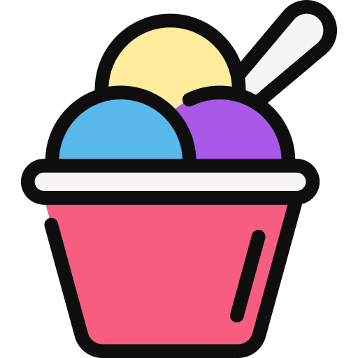 coppa gelato Generic color lineal-color icona