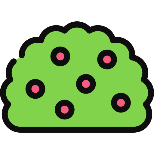 Shrub Generic color lineal-color icon
