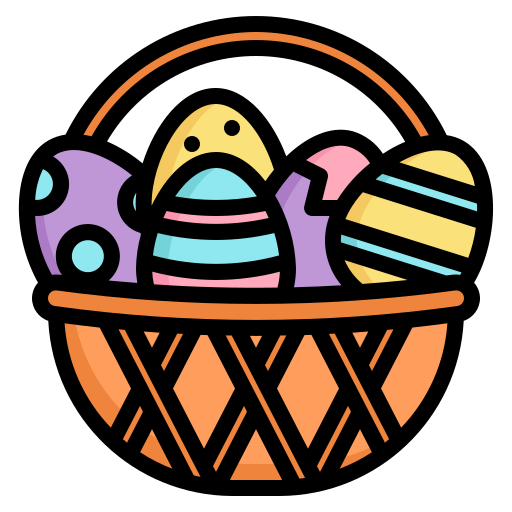 Eggs basket Generic color lineal-color icon