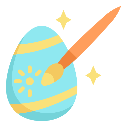 huevo de pintura Generic color fill icono