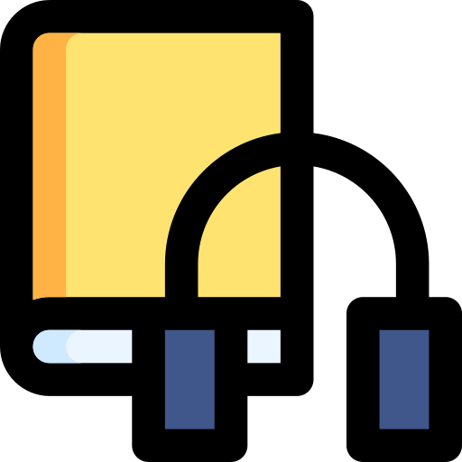 オーディオブック Generic color lineal-color icon